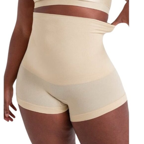 NEW Empetua Shapermint All Day Every Day High-Waisted Shaper Boyshort 4XL Nude - Picture 3 of 10